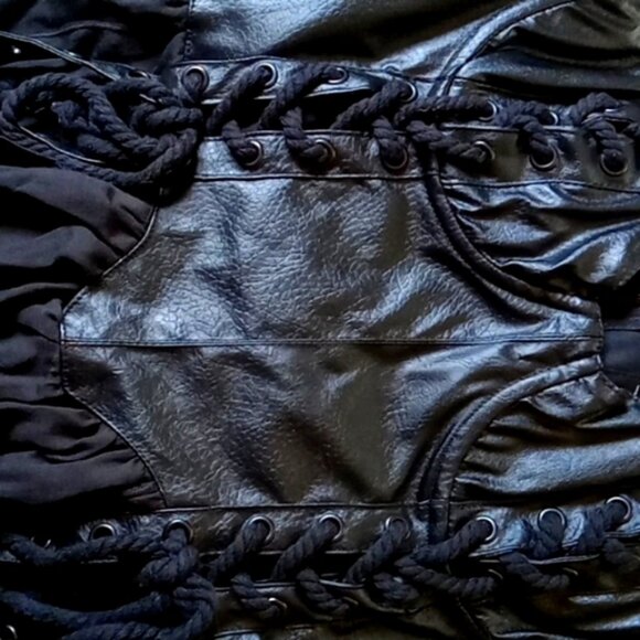 Dark Wavs Corset Maxi Dress Size:Small Color:Black - Picture 1 of 5